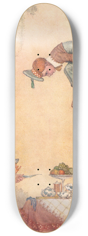 William Heath Robinson - I fell from my position 8.25 inch art skate deck