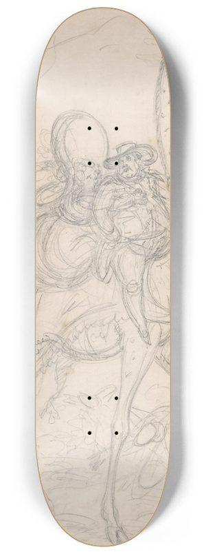 William Heath - The Camelopard, or a new hobby 8.25 inch art skate deck