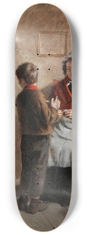 William Hemsley - Divided Attention 8.25 inch art skate deck