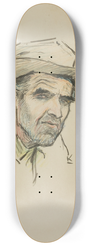 William Henry Dethlef Koerner - Gene Underwood of Cooke City, Montana 8.25 inch art skate deck