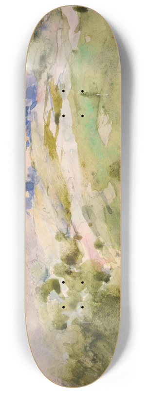 William Henry Holmes - Windmills 8.25 inch art skate deck