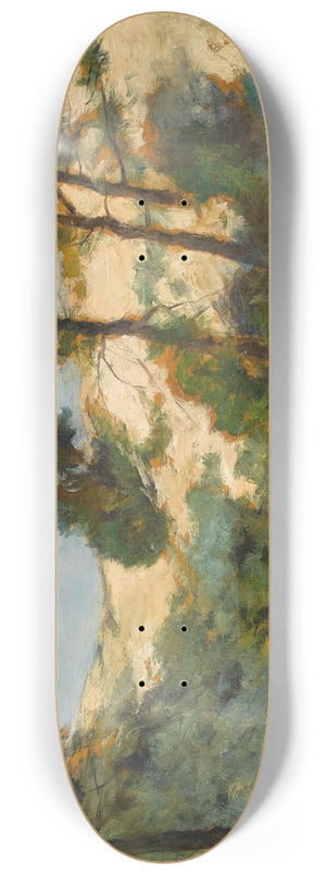 William Henry Howe - Dunes and Scrub Pine 8.25 inch art skate deck