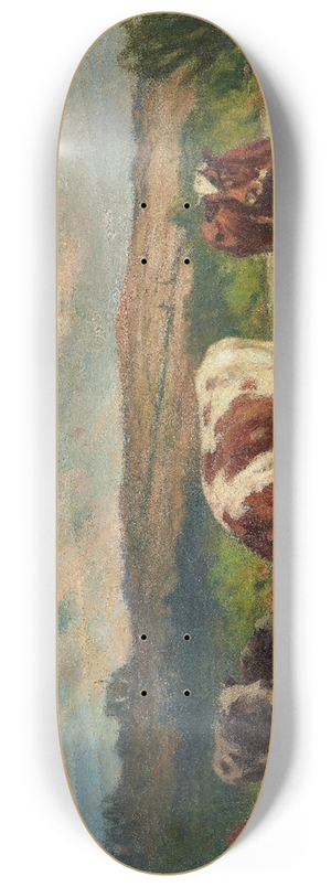 William Henry Howe - Lyme Pastures 8.25 inch art skate deck