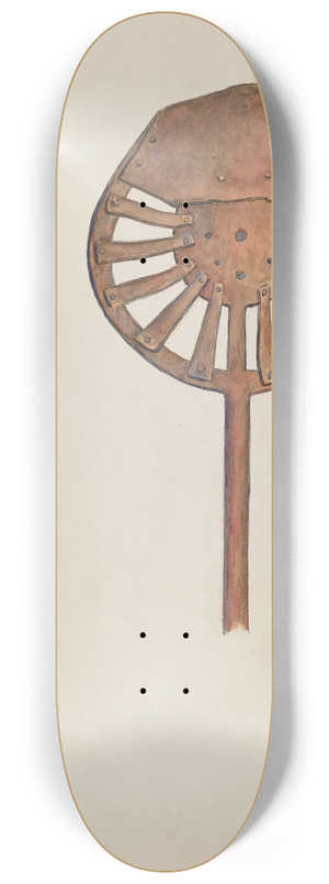 William Hoffman - Candle Maker 8.25 inch art skate deck