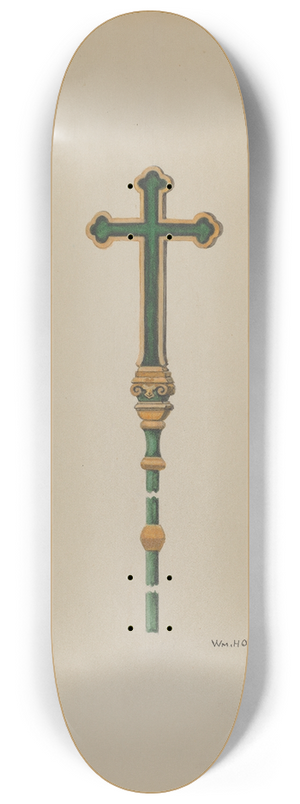 William Hoffman - Processional Cross 8.25 inch art skate deck