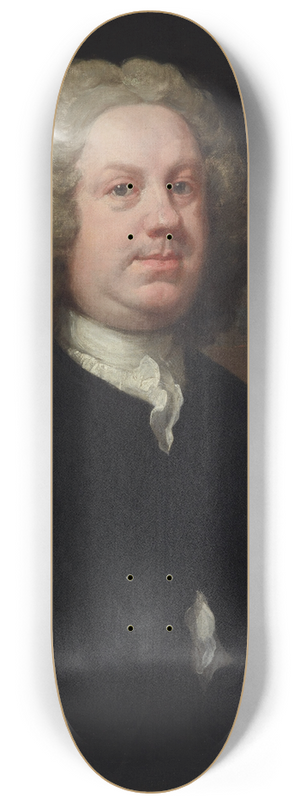 William Hogarth - Dr Benjamin Hoadly, MD 8.25 inch art skate deck