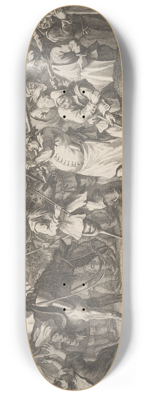 William Hogarth - Hudibrass First Adventure (no.3) 8.25 inch art skate deck