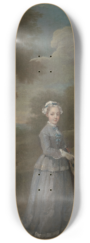 William Hogarth - Miss Wood 8.25 inch art skate deck