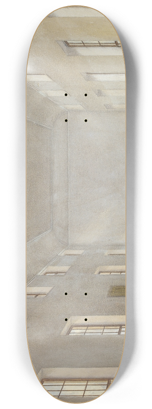 Augustus Charles Pugin - The Grammer School, Christs Hospital 8.25 inch art skate deck