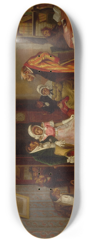 William Holbrook Beard - The Runaway Match 8.25 inch art skate deck