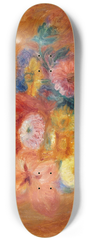 William James Glackens - Green Bowl of Flowers 8.25 inch art skate deck William James Glackens - Green Bowl of Flowers 8.25 inch art skate deck