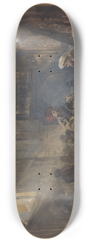 William James Mller - Cairo Bazaar 8.25 inch art skate deck