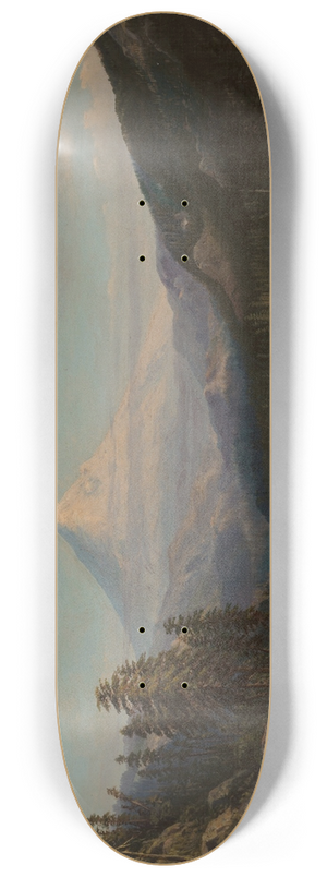 William Keith - Mount Hood from the Banks of Little Sandy River 8.25 inch art skate deck
