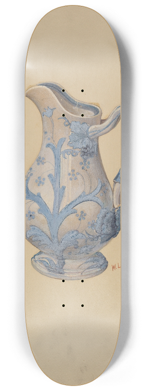 William L. Antrim - Pitcher 8.25 inch art skate deck