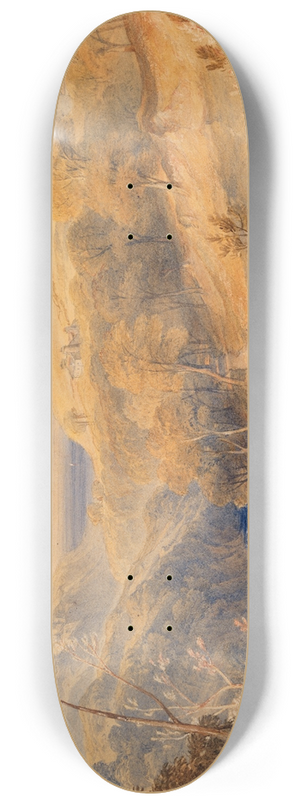 William Leighton Leitch - A Wooded Valley on the Isle of Man 8.25 inch art skate deck William Leighton Leitch - A Wooded Valley on the Isle of Man 8.25 inch art skate deck