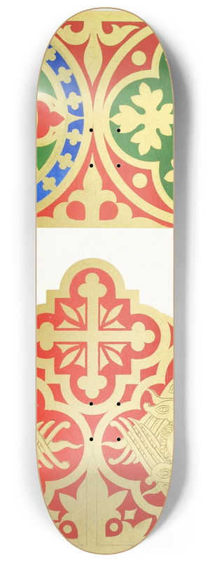 Augustus Pugin - Apparels for Albes. 3 8.25 inch art skate deck