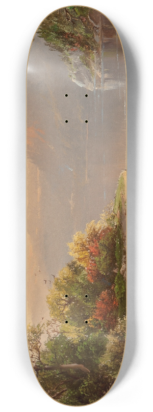 William Louis Sonntag - Evening on the Shenandoah 8.25 inch art skate deck