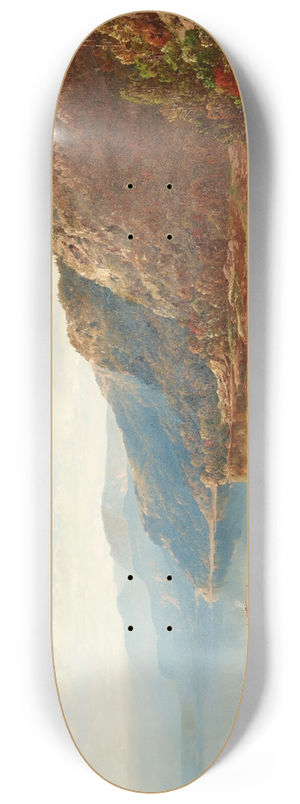 William Louis Sonntag - On the Upper Hudson 8.25 inch art skate deck