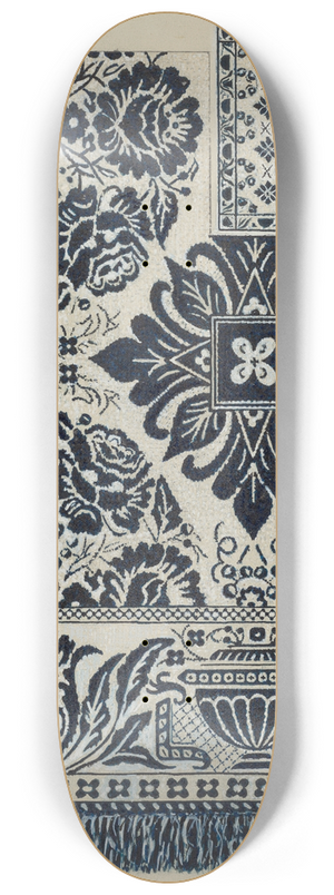 William McAuley - Handwoven Coverlet 8.25 inch art skate deck