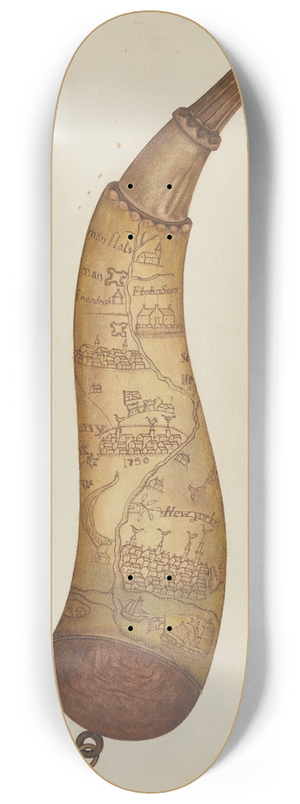 William McAuley - Powder Horn 8.25 inch art skate deck