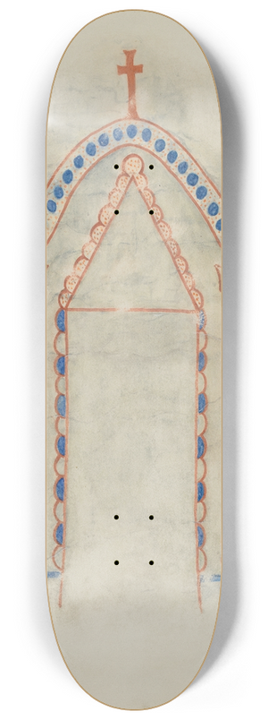 William McAuley - Wall Painting 8.25 inch art skate deck