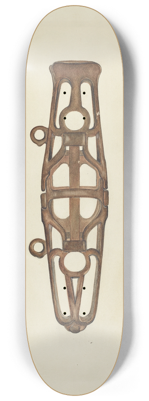 William McAuley - Whip Socket 8.25 inch art skate deck