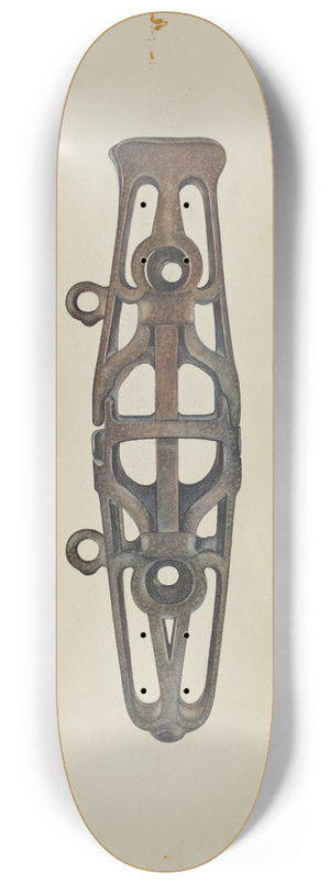 William McAuley - Whip Socket 8.25 inch art skate deck