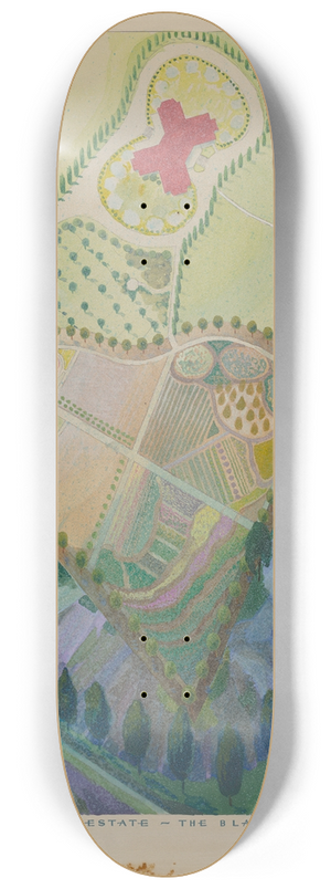 William Merklin - A. M. Ferris Estate 8.25 inch art skate deck