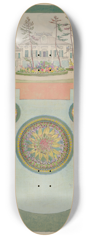 William Merklin - Ingraham Residence 8.25 inch art skate deck
