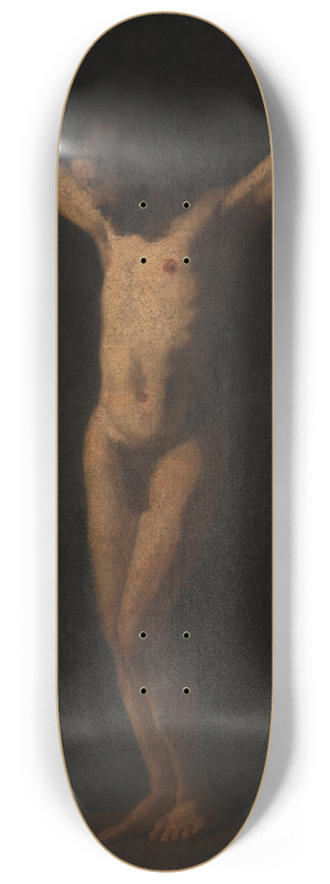 William Merritt Chase - Crucifixion 8.25 inch art skate deck