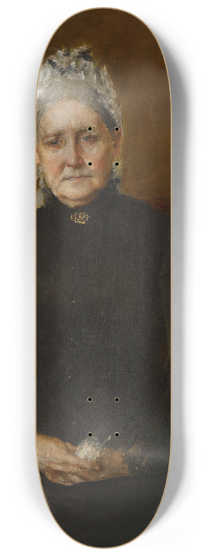 William Merritt Chase - Portrait of My Mother (Sarah Swaim Chase) 8.25 inch art skate deck