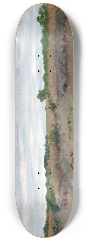 William Merritt Chase - Wind-Swept Sands 8.25 inch art skate deck