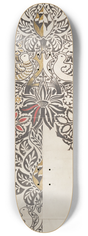 William Morris - Dove and Rose 8.25 inch art skate deck