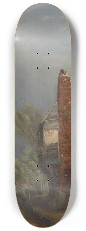 William Mulready - An Old Gable 8.25 inch art skate deck William Mulready - An Old Gable 8.25 inch art skate deck