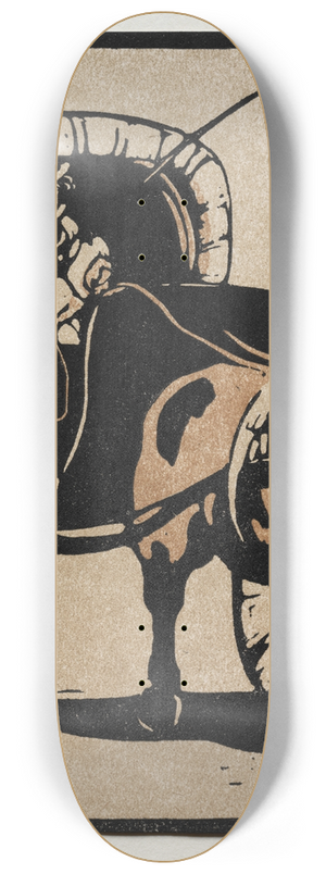 William Nicholson - The Cabriolet 8.25 inch art skate deck William Nicholson - The Cabriolet 8.25 inch art skate deck