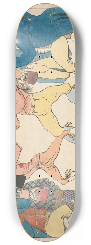 William O'Keefe - A Contest between Oppression and Reason, On the Best Way of Settleing Debates 8.25 inch art skate deck William O'Keefe - A Contest between Oppression and Reason, On the Best Way of Settleing Debates 8.25 inch art skate deck
