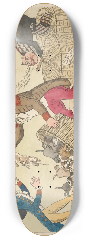 William O'Keefe - A Present for Past Favours 8.25 inch art skate deck William O'Keefe - A Present for Past Favours 8.25 inch art skate deck