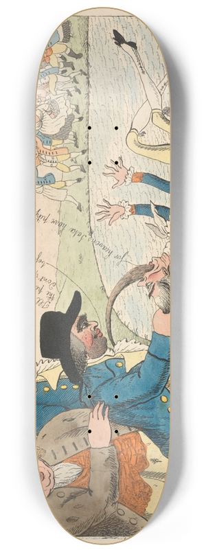 William O'Keefe - Ducking a Pickpocket 8.25 inch art skate deck William O'Keefe - Ducking a Pickpocket 8.25 inch art skate deck