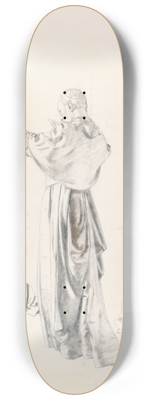 William Orpen - A Priest Blessing a Couple: Study for The Western Wedding 8.25 inch art skate deck