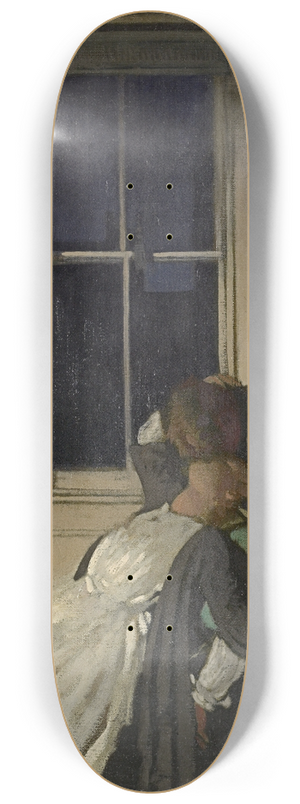 William Orpen - Night (no. 2) 8.25 inch art skate deck