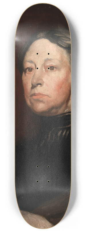 William Orpen - Portrait of Augusta Gregory (1852-1932), Dramatist and Folklorist 8.25 inch art skate deck