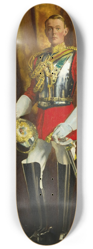 William Orpen - Portrait of Avenal St. George 8.25 inch art skate deck