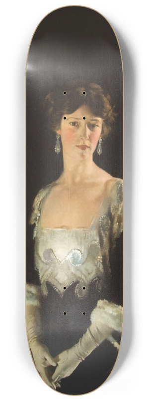 William Orpen - Portrait Of Rose, Fourth Marchioness Of Headfort 8.25 inch art skate deck
