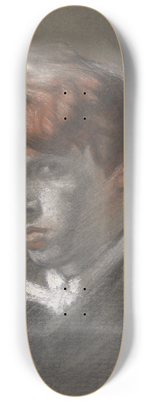 William Orpen - Self portrait 8.25 inch art skate deck