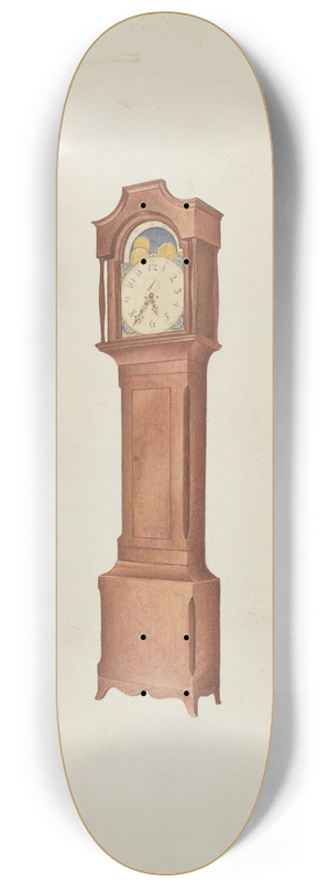 William Paul Childers - Shaker Tall Clock 8.25 inch art skate deck