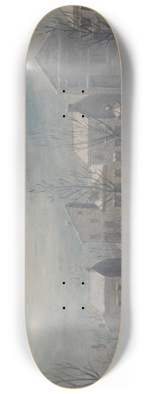 William P. Chappel - City Watchman 8.25 inch art skate deck