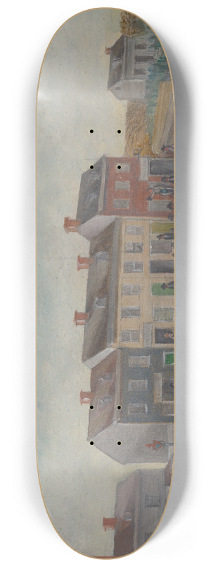 William P. Chappel - Firemens Washing Day 8.25 inch art skate deck