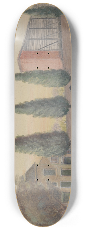 William P. Chappel - Strawberry Pedlar 8.25 inch art skate deck