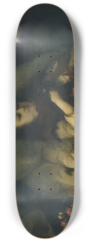 William P. W. Dana - Hearts Ease 8.25 inch art skate deck