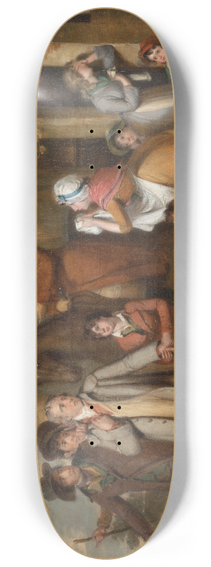 William Redmore Bigg - The Severe Steward, Or Unfortunate Tenant 8.25 inch art skate deck William Redmore Bigg - The Severe Steward, Or Unfortunate Tenant 8.25 inch art skate deck